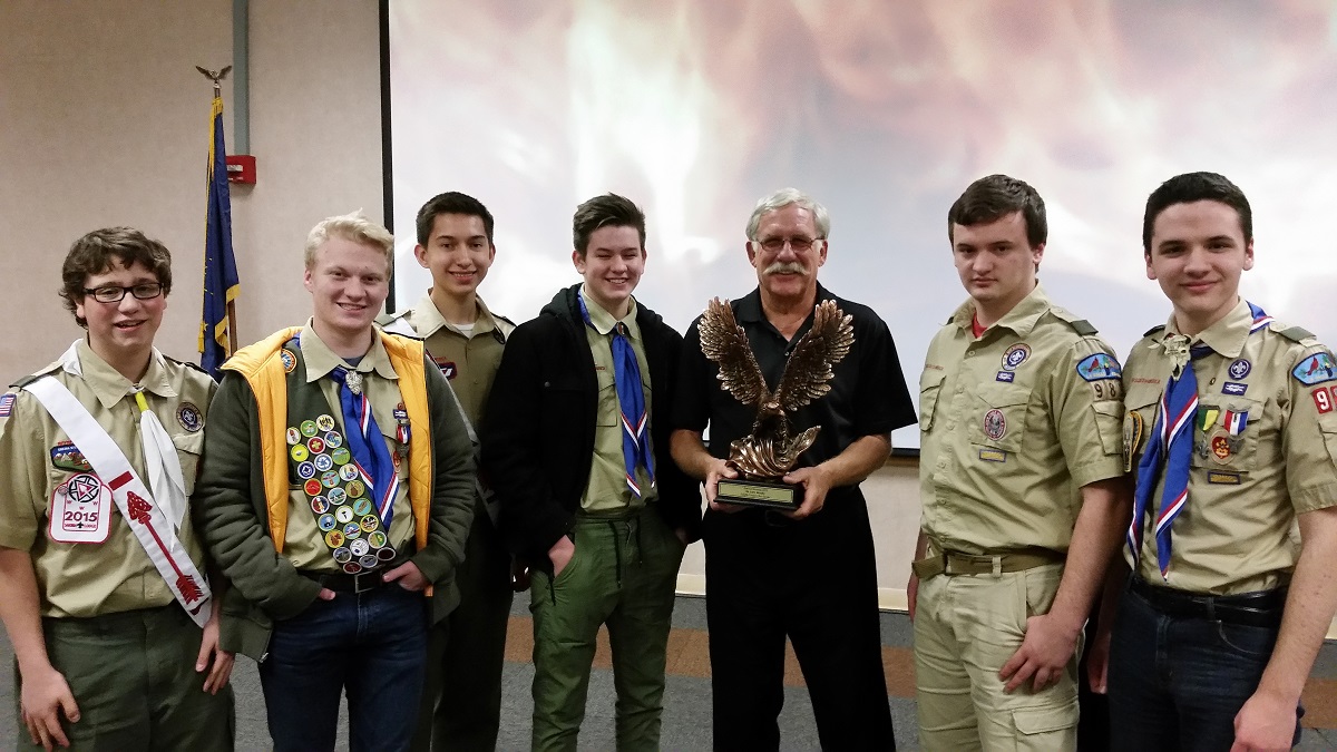 Dr. Larry McAfee Wins Spirit of Scouting Award