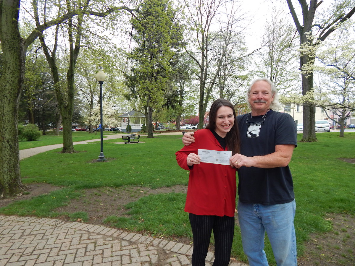 Duneland Chamber Presents Chesterton Parks Department with Donation