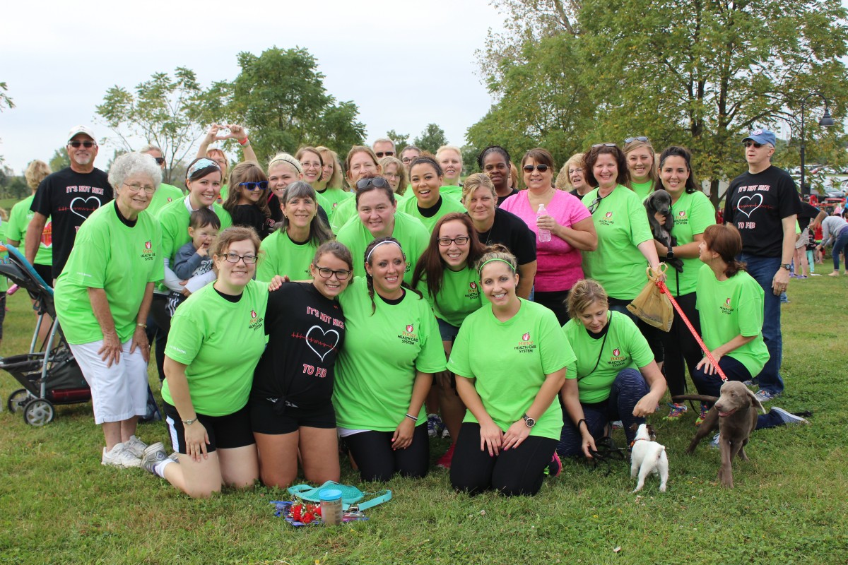 Porter Regional Hospital Employees Join American Heart Association to Fight Heart Disease and Strokes at 2016 Heart Walk