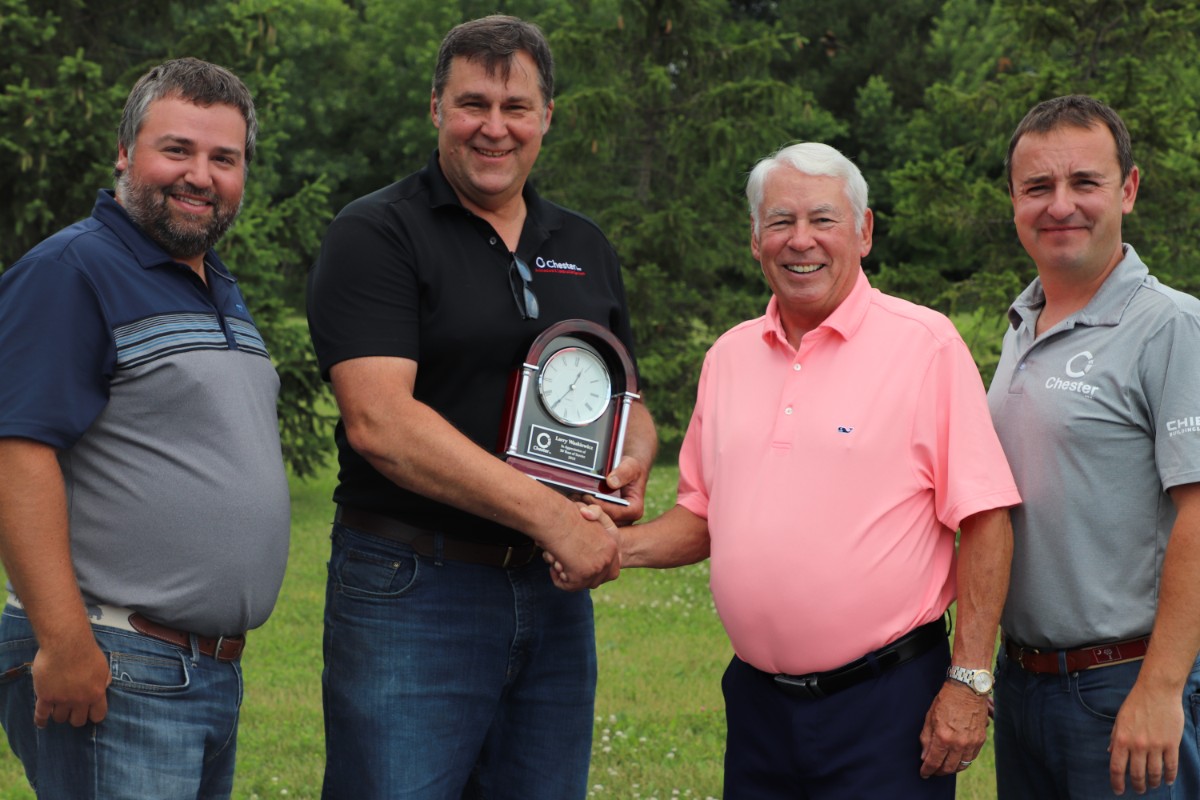 Chester Inc. Celebrates 30 Years of Service from Larry Waskiewicz