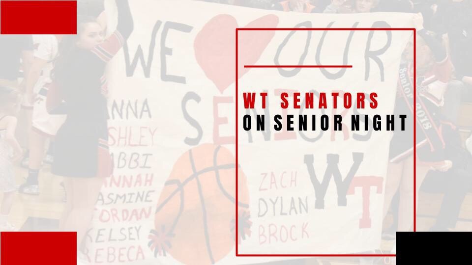 #1StudentNWI: Washington Township Senators Fill Dold Gymnasium on Senior Night