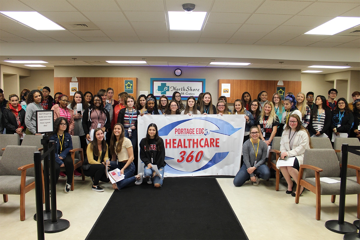 Students Explore Careers at NorthShore Health Center in Part Two of Healthcare 360