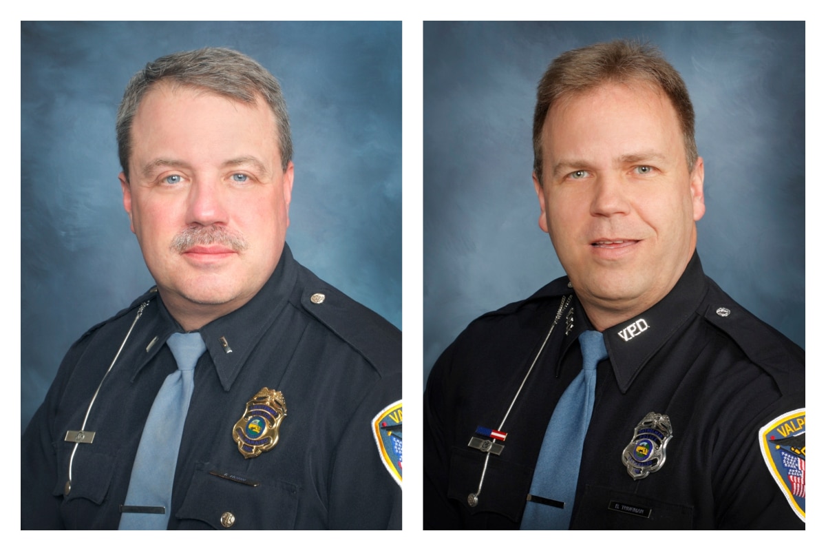 Two Detectives Retire from Valparaiso Police Department