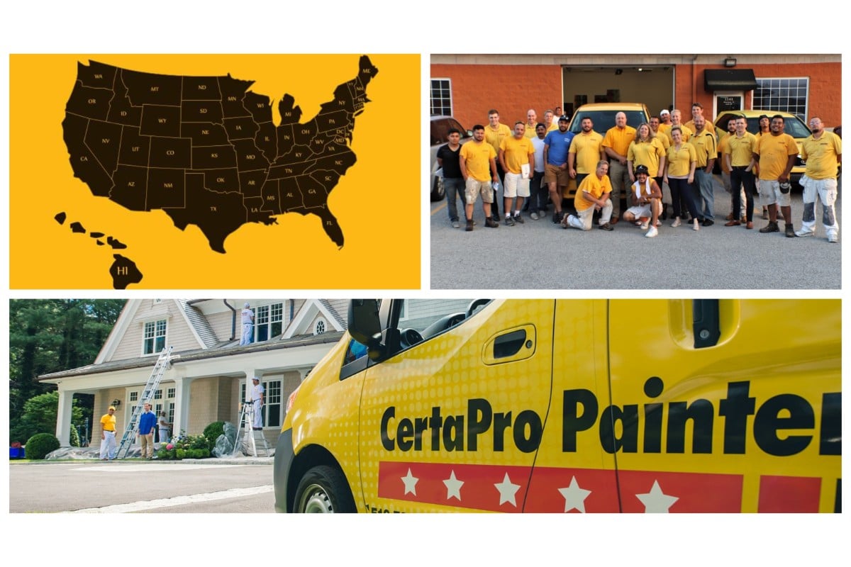 CertaPro bleeds yellow through their work