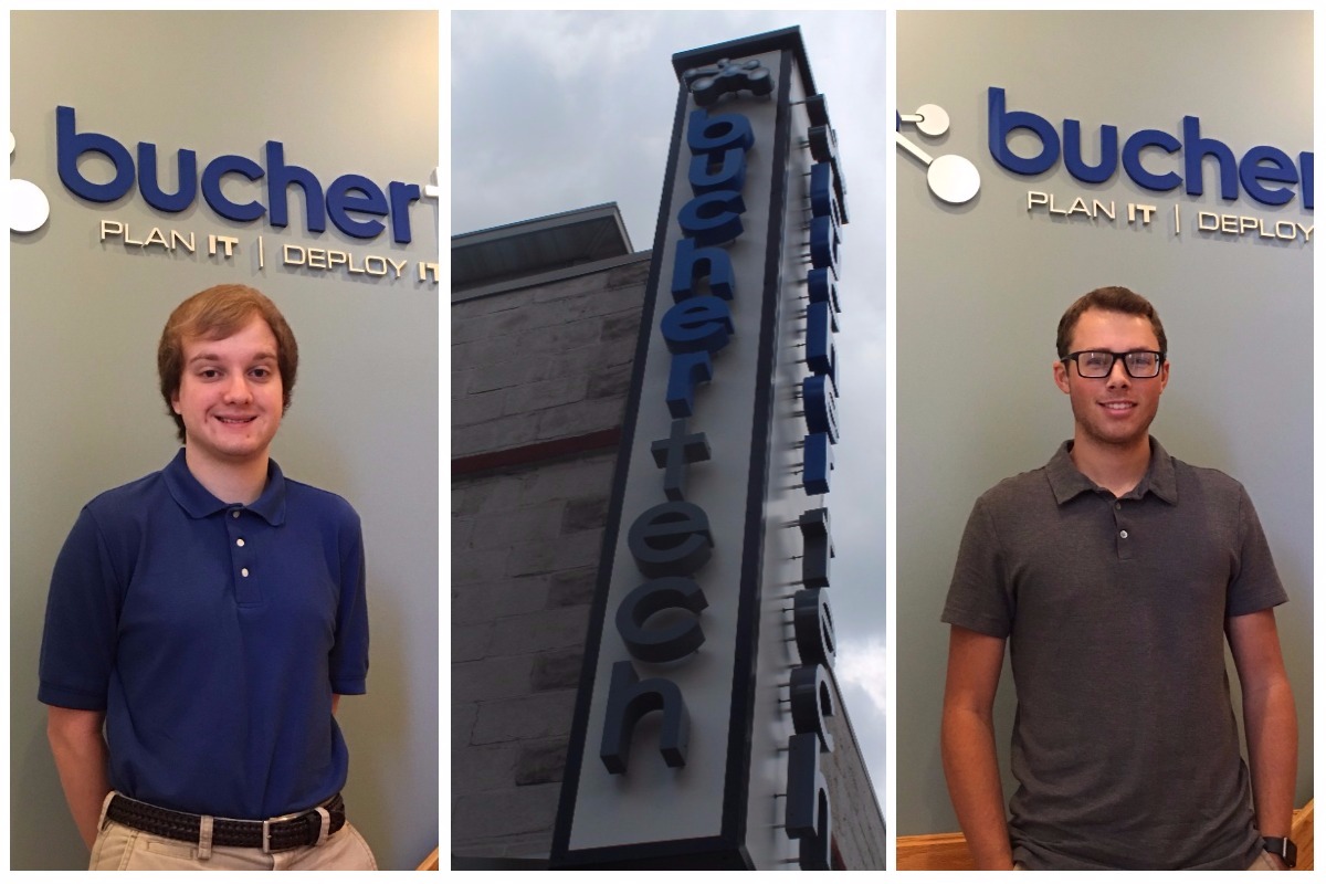 Bucher Tech Welcomes Aboard Their New IT Interns, Cameron Gall and Bill Morgan