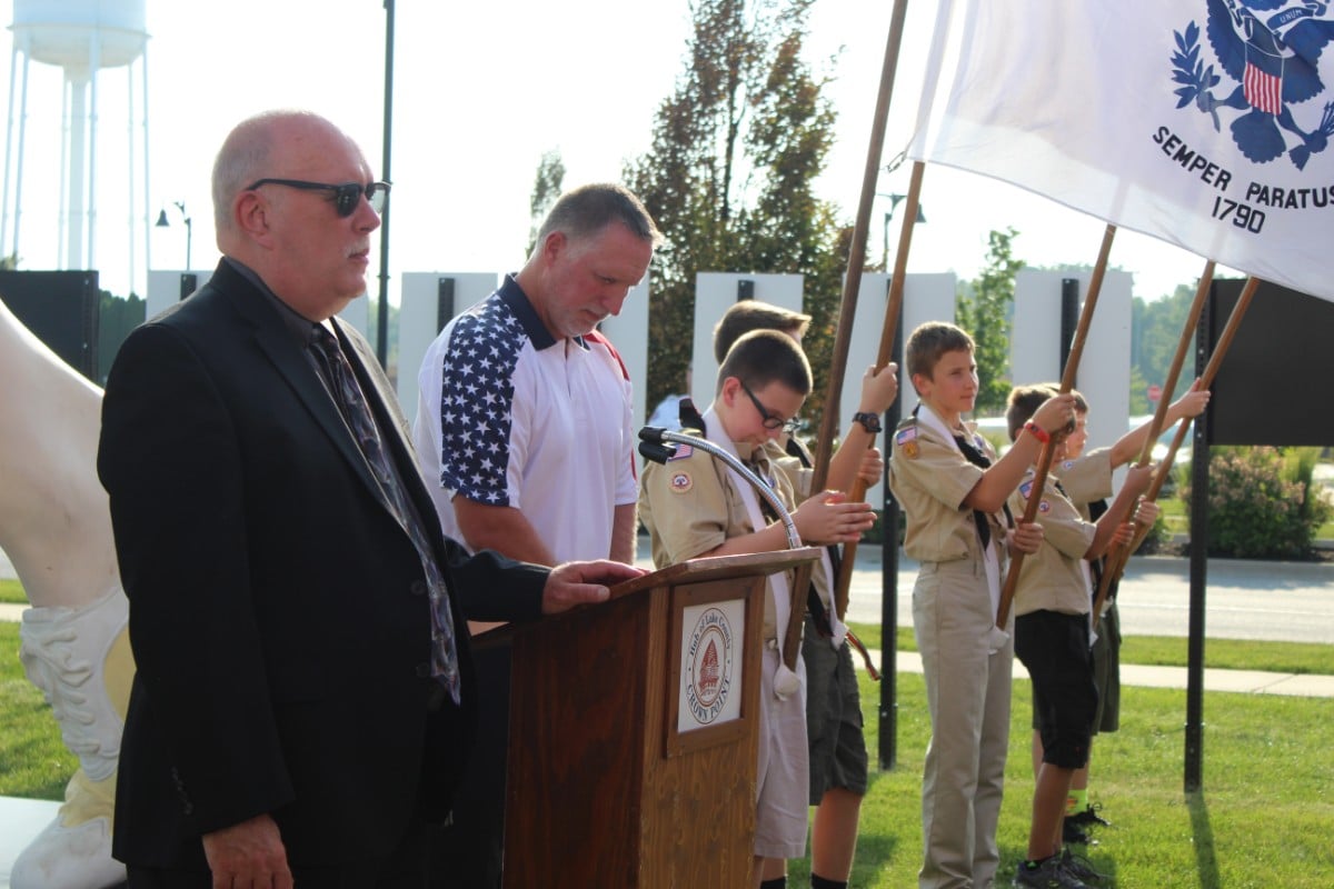 Crown Point Hosts Opening Ceremony for Wall of Heroes Memorial to Honor City’s Veterans