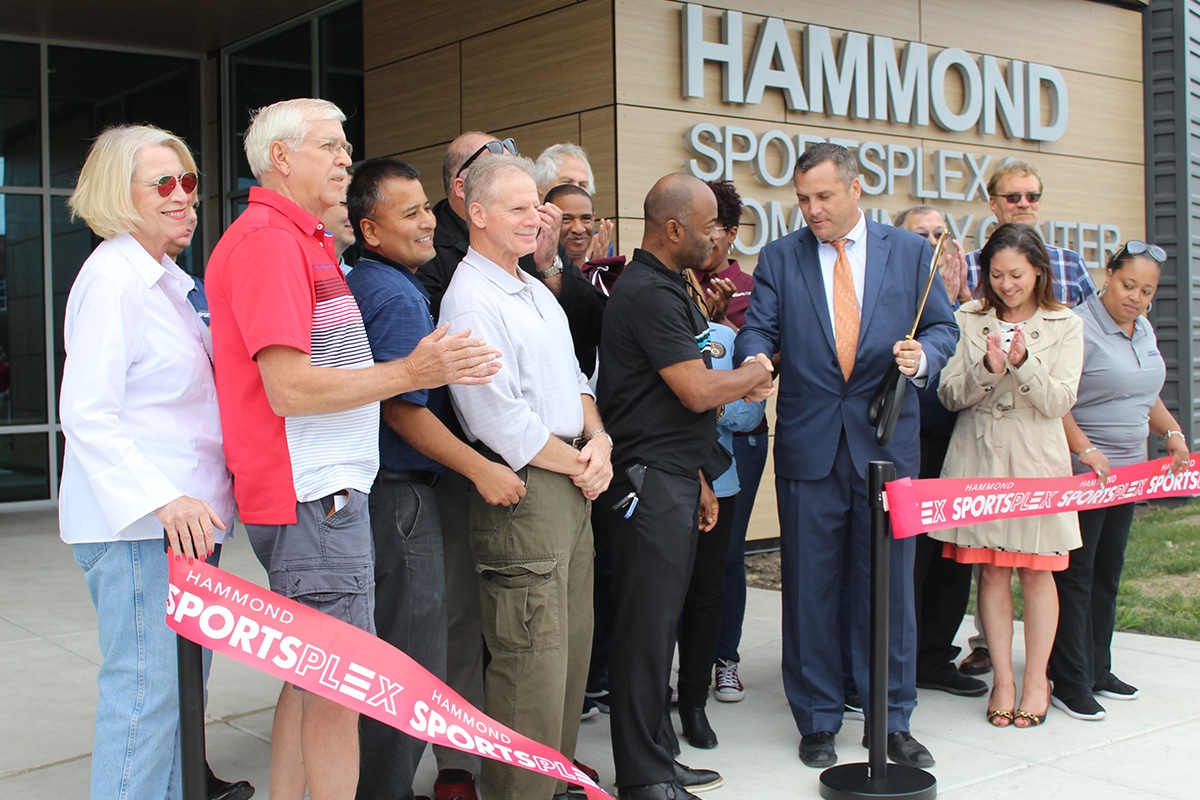 City of Hammond Cuts Ribbon on Hammond Sportsplex and Community Center