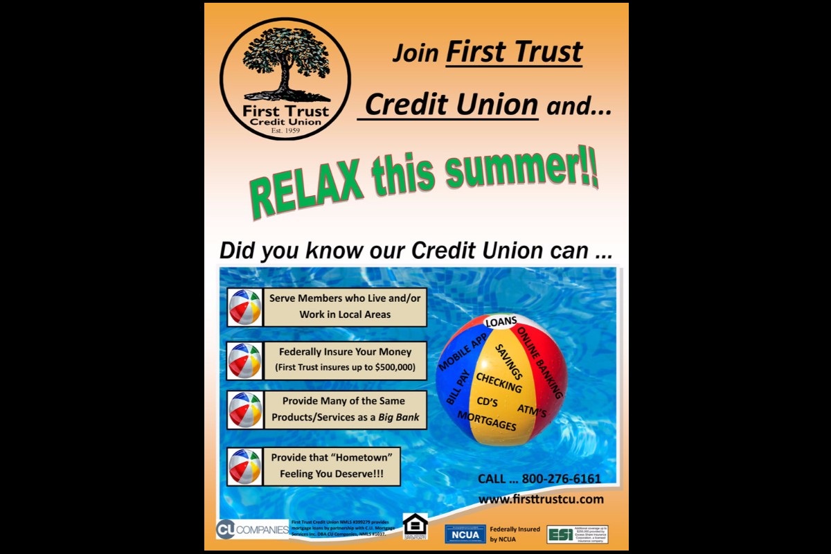 Let Yourself Relax This Summer with First Trust Credit Union