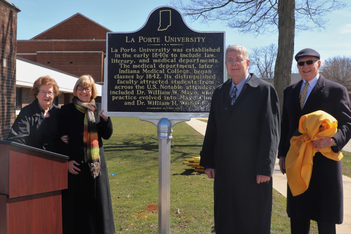Remembering La Porte University: History is Preserved with a New Indiana Historical Marker