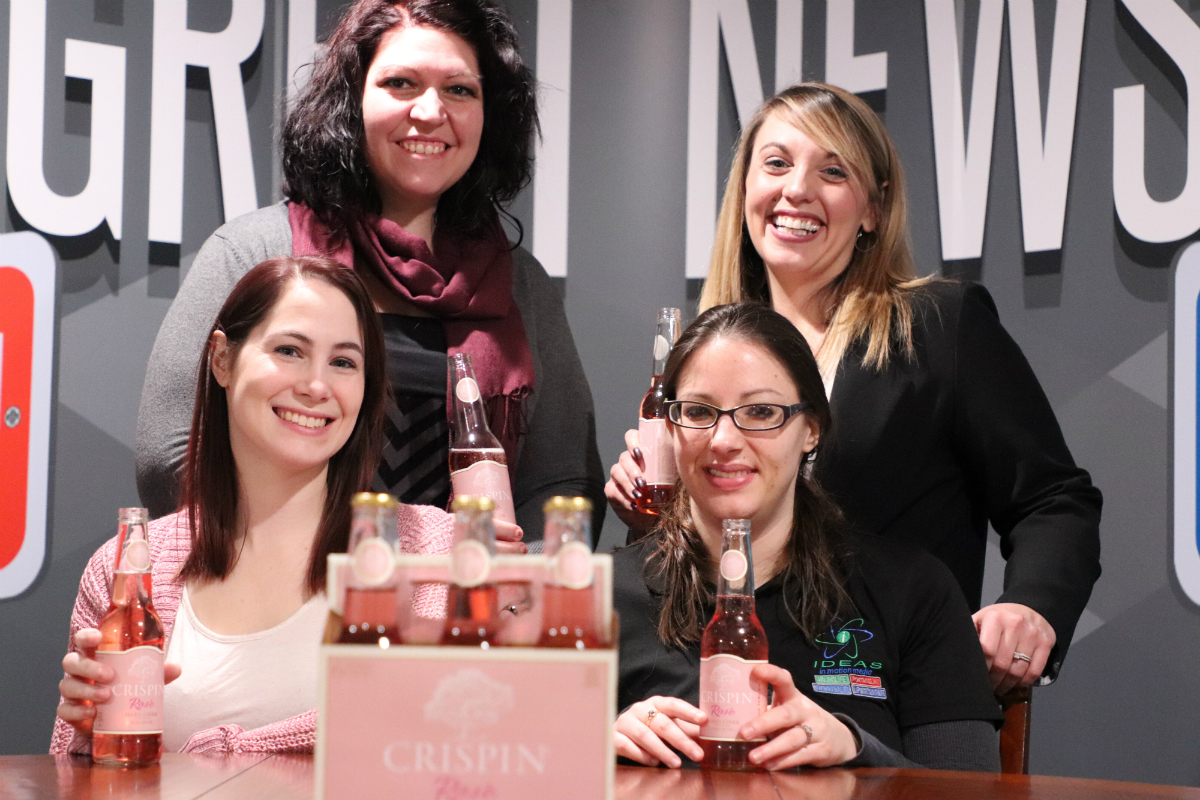 Lady Lifers Give Crispin Rosé a Try Just in Time for a Girls Day In