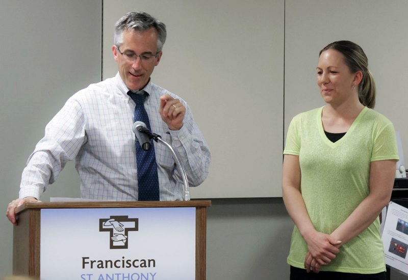 Doctor and Nurse at Franciscan Health Michigan City Receive Colleague Recognition