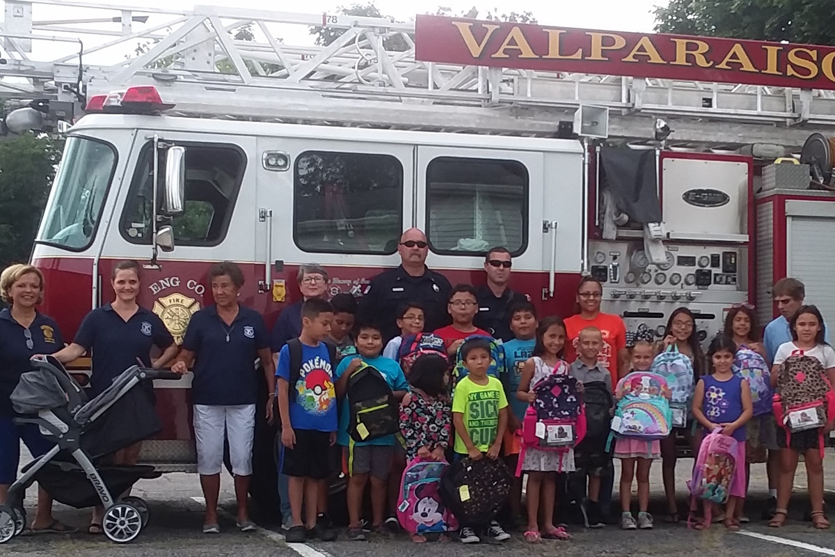 Valparaiso Firefighters IAFF Local 1124 and Sunrise Kiwanis Join Together for a Common Good