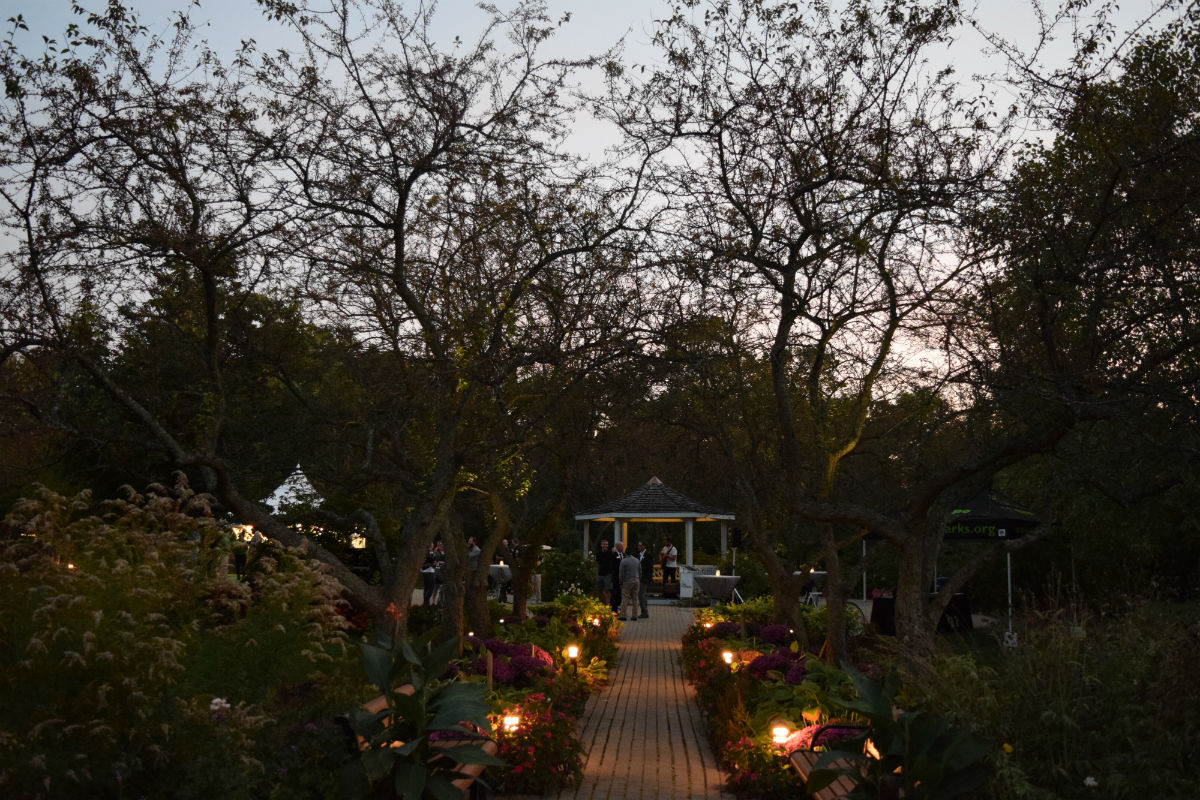 Valpo Parks’ Ogden Gardens Uplit for the First Time