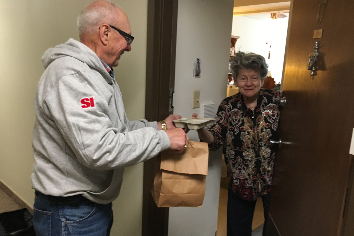 VNA Volunteers Befriend Community Residents through Meals on Wheels Program